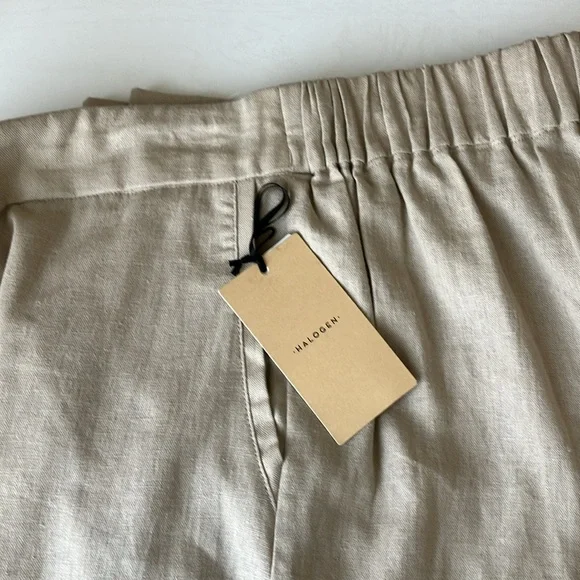 Halogen Wide Leg Linen Pants (Size Small) NWT - Picture 4 of 14